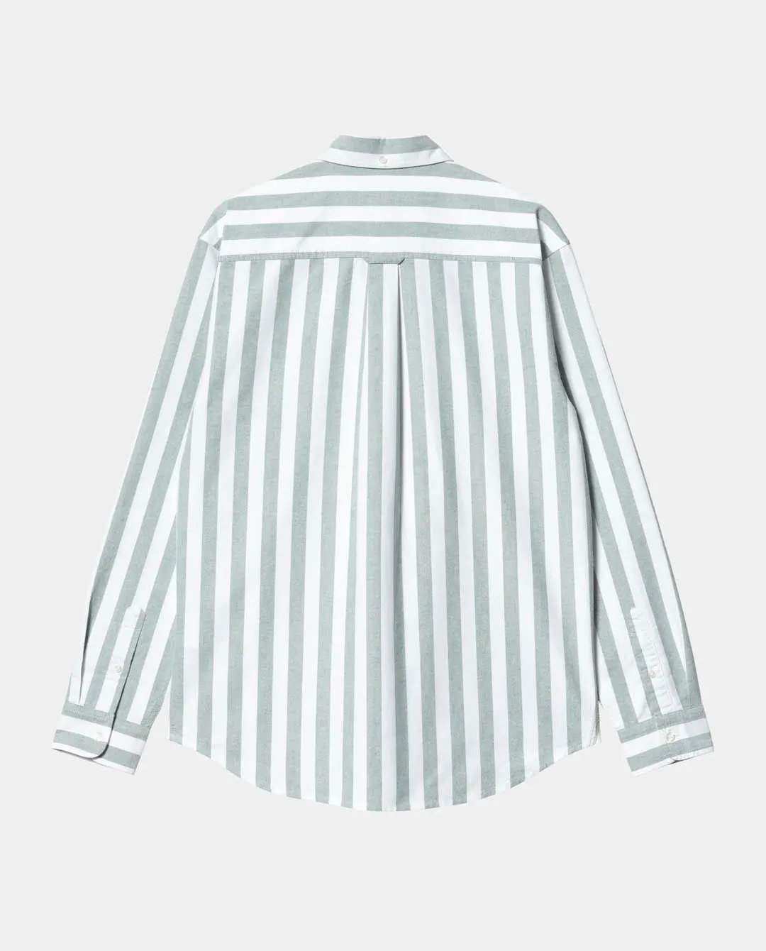 Carhartt WIP - LS Dillon Shirt - Chervil/White