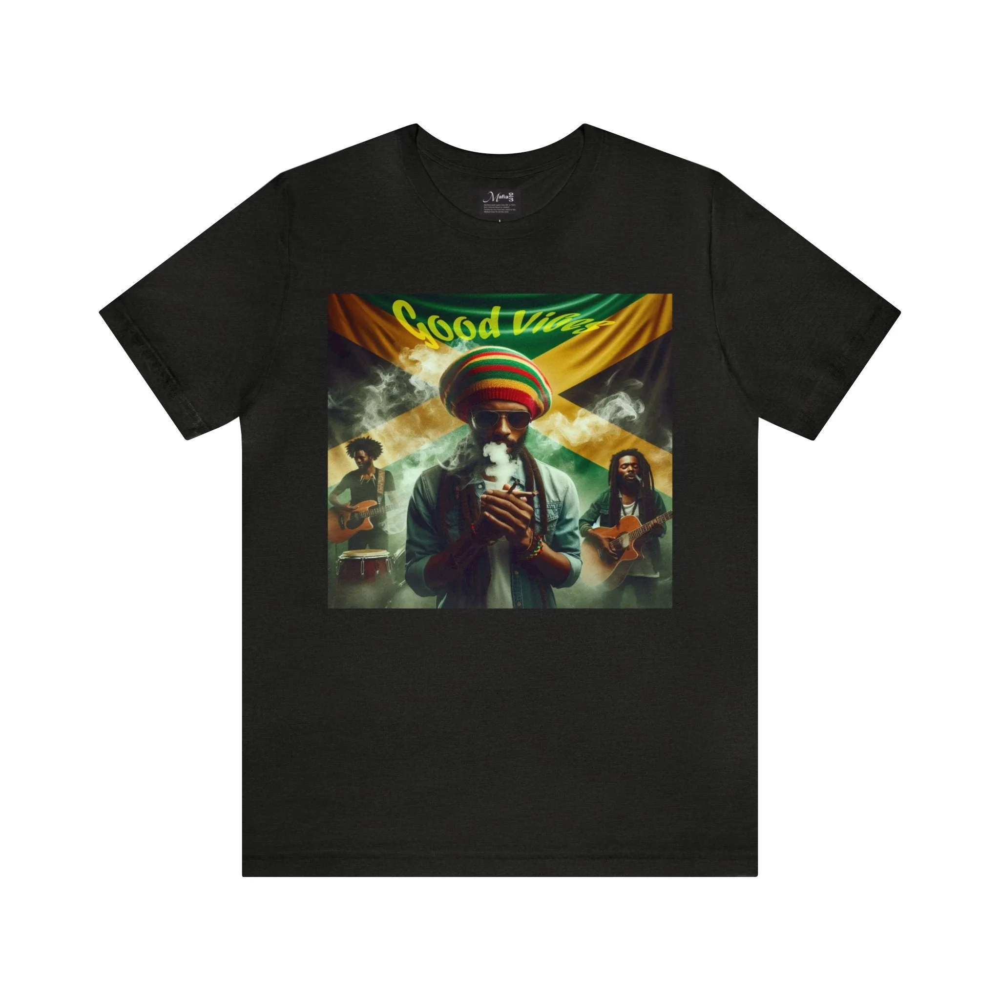 Good Vibes Jamaica T-Shirt | Tropical Island | Jamaican Paradise Island Lovers | Reggae Vibes T-Shirt